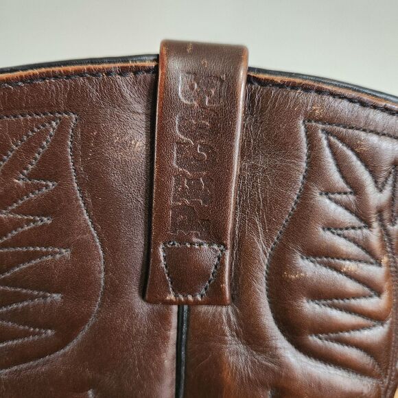 Red Wing Vintage Pecos 9801-1 Cowboy Western Boots Leather USA Made Size 9.5 B main image 16